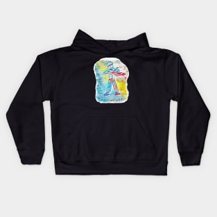 Violin Girl Kids Hoodie